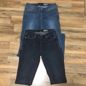 2 pairs size 8 Jeggings